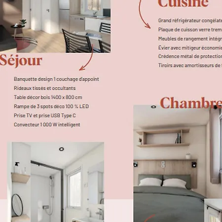 Mobil-home Accueillant Animaux - 6 Pers. - Api-1-52-2549 营地 *